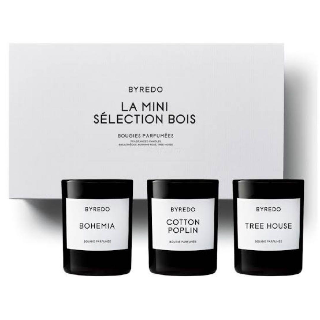 【新品半額】BYREDO LA MINI SÉLECTION ミニキャンドル3個 新品半額】BYREDO LA MINI SÉLECTION ミニキャンドル3個