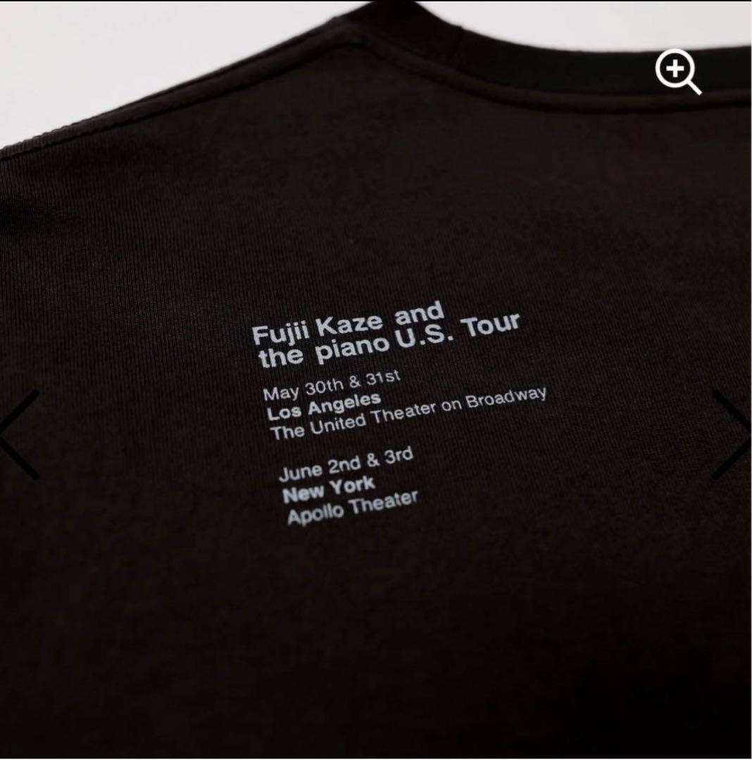 藤井風 US tour BLACK T-shirt Tシャツ - メルカリ