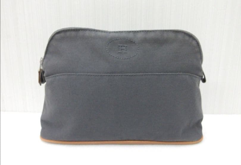 HERMES　エルメス　ボリードポーチ　キャンバスレザー HERMES（エルメス） ポーチ ボリード ミニ Bolide Mini 103773M