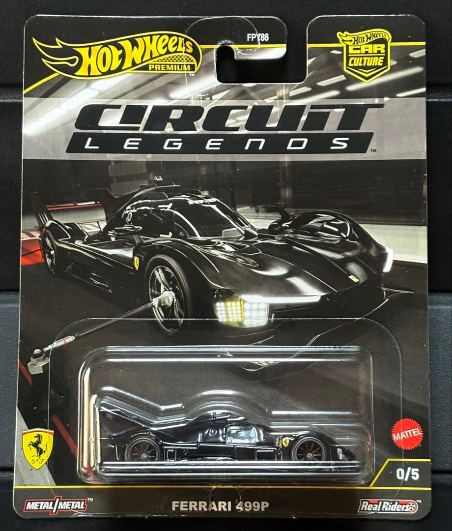 ホットウィール サーキットレジェンド フェラーリ 499P ブラック チェイス Amazon.com: Hot Wheels Premium Car Culture - Circuit Legends 2025