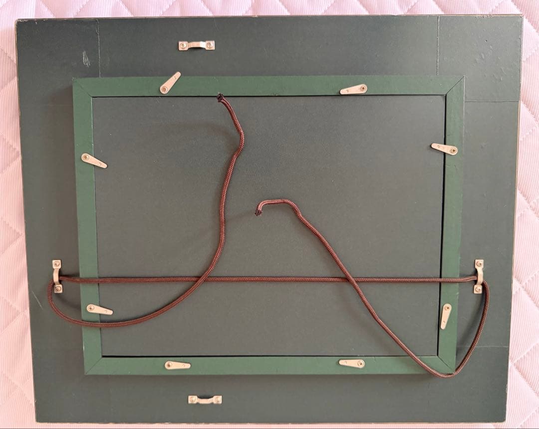 「流砂浄土変」足立幸子 油絵 肉筆