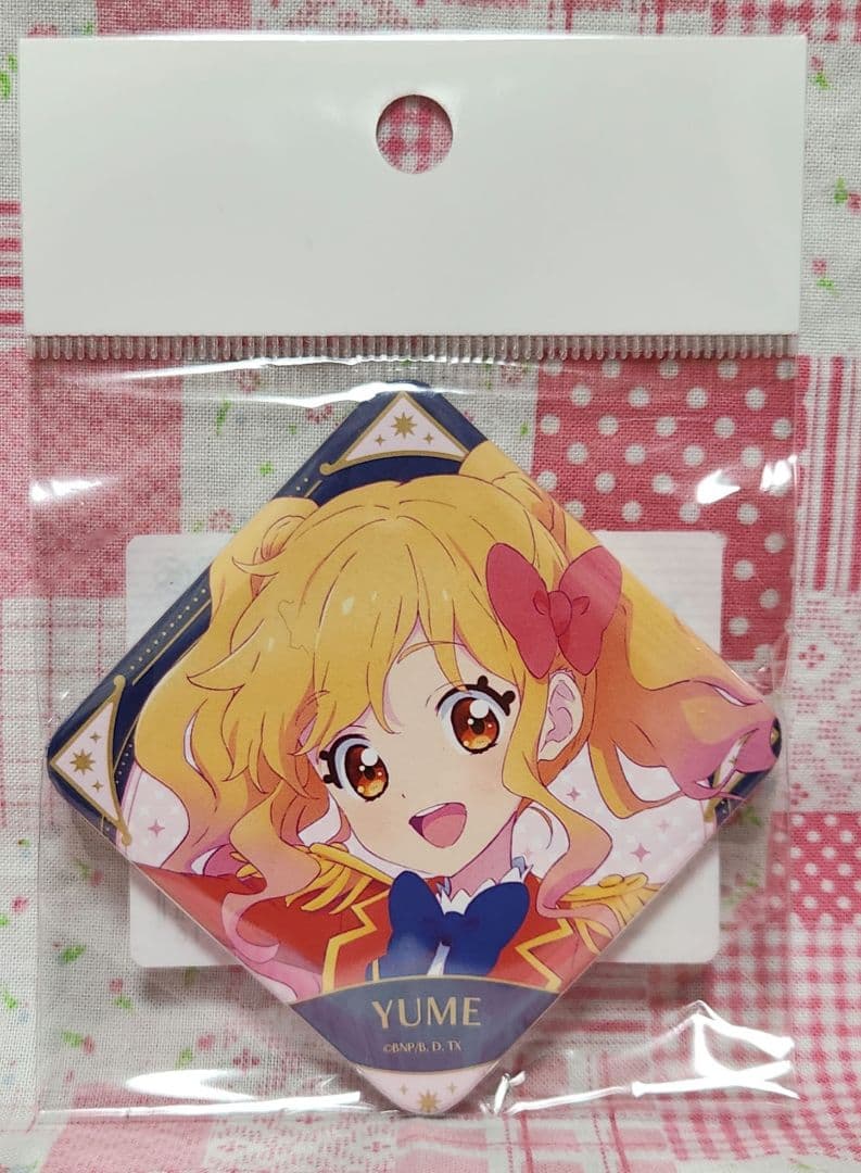アイカツ！ 虹野ゆめ 缶バッジ アイカツプラネット イベント物販