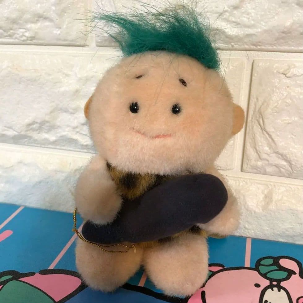 昭和 平成レトロ セキグチ ぬいぐるみ人形 鬼？原始人？雷？雷様