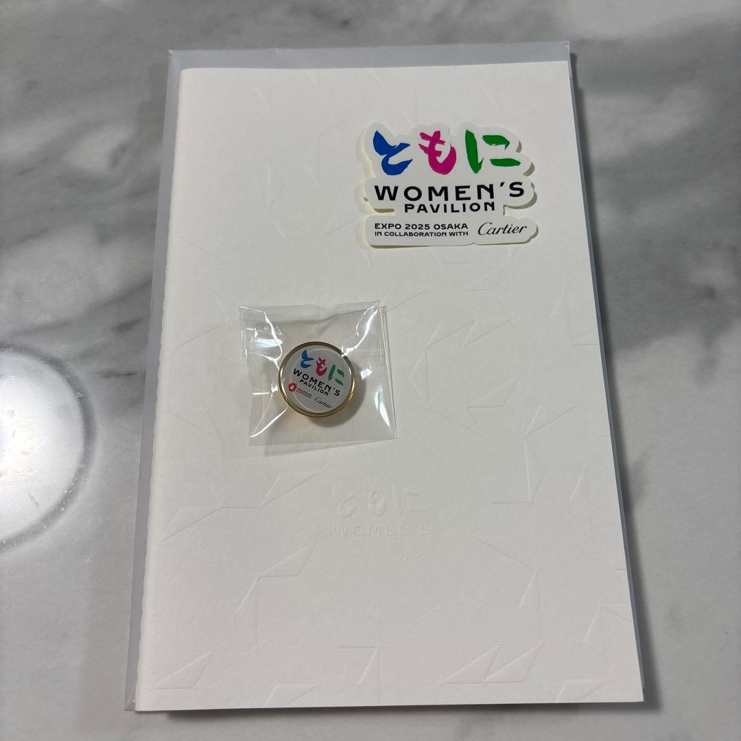 非売品　万博　ピンバッジ　WOMEN'S PAVILION 新品 非売品激レア 大阪関西万博 大阪ヘルスケア パビリオン 閉幕記念