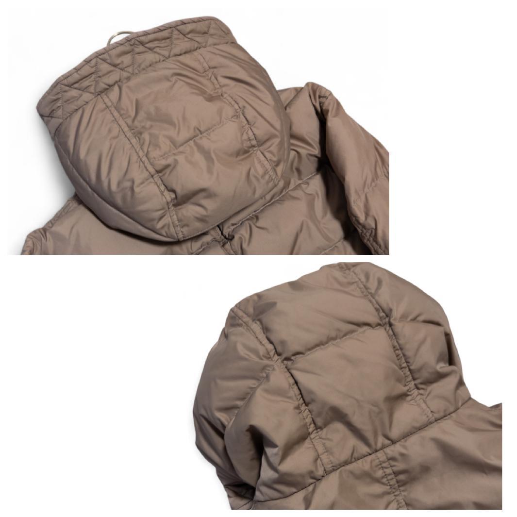 HERNO ダウンジャケット フード ベージュ ショート丈 44 - メルカリ