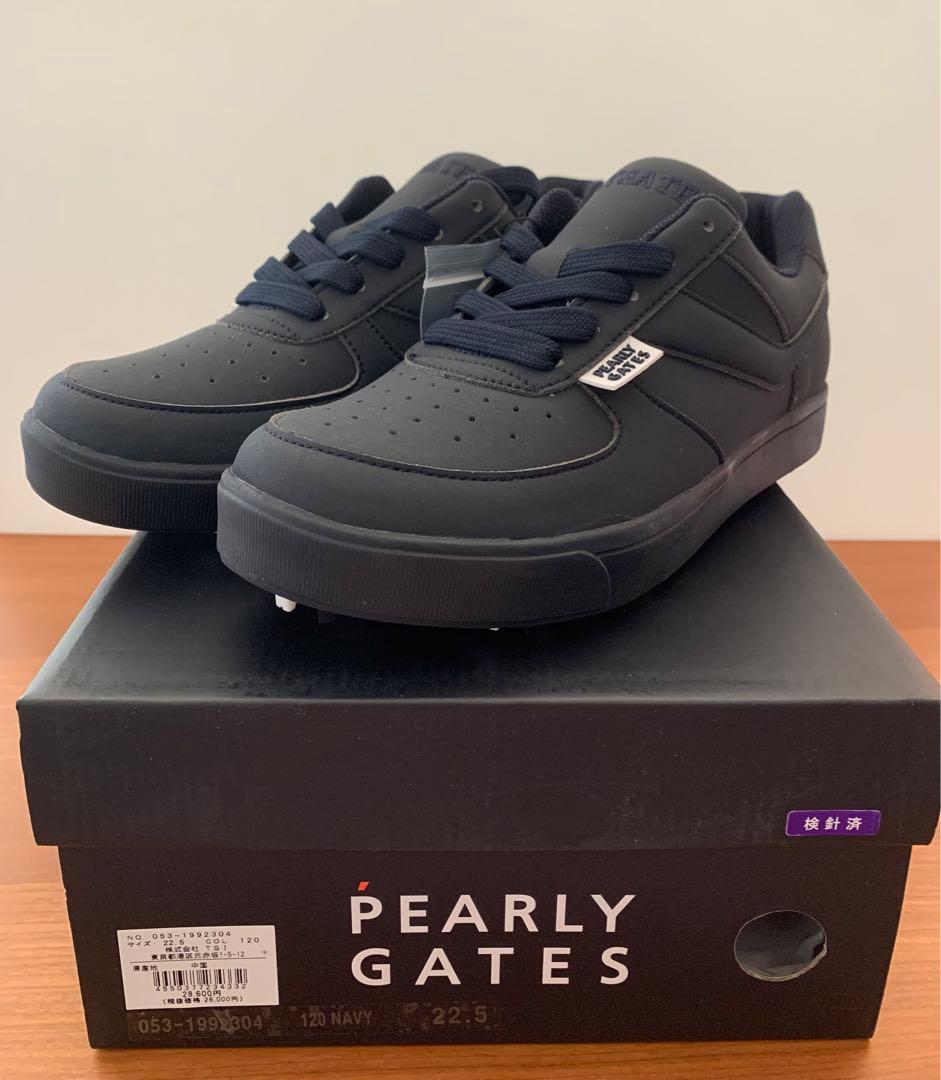 新品　PEPRLY GATES パーリーゲイツ　ゴルフシューズ　スパイク22.5