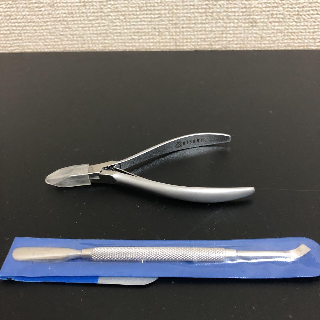 【最終価格】UTSUMIキューティクルニッパー、プッシャー15000円相当