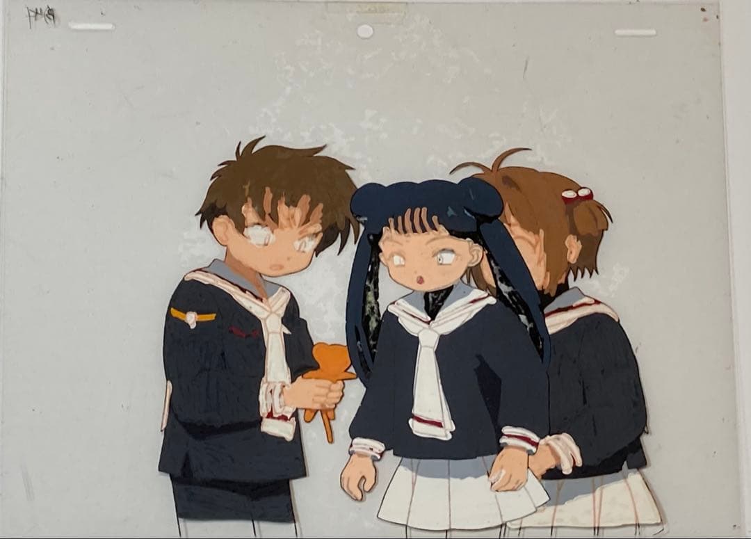 d60 カードキャプターさくらセル画【さくら達四人】動画・背景画付き