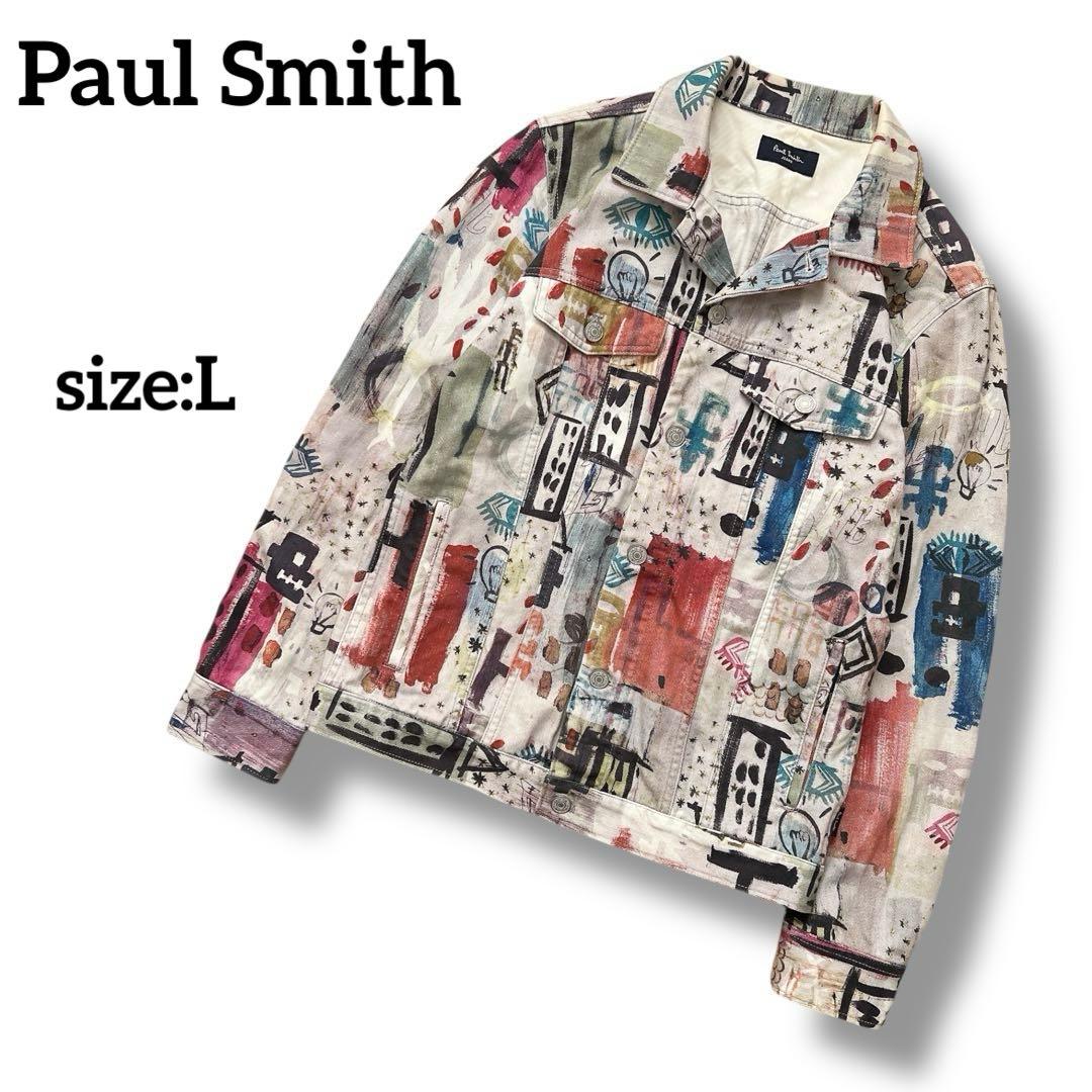 Paul Smith jeans　バスキア　ペイントジャケット　L
