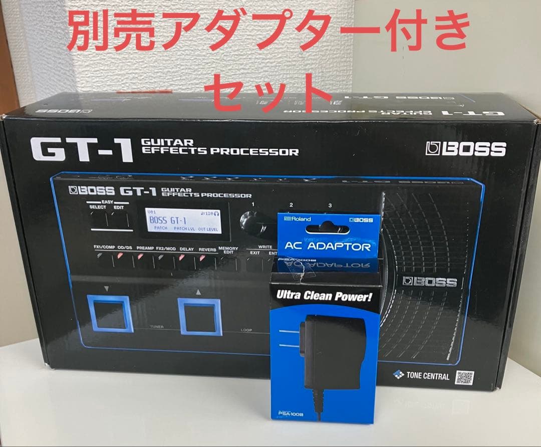 BOSS GT-1 ギターエフェクター(別売アダプター付き)