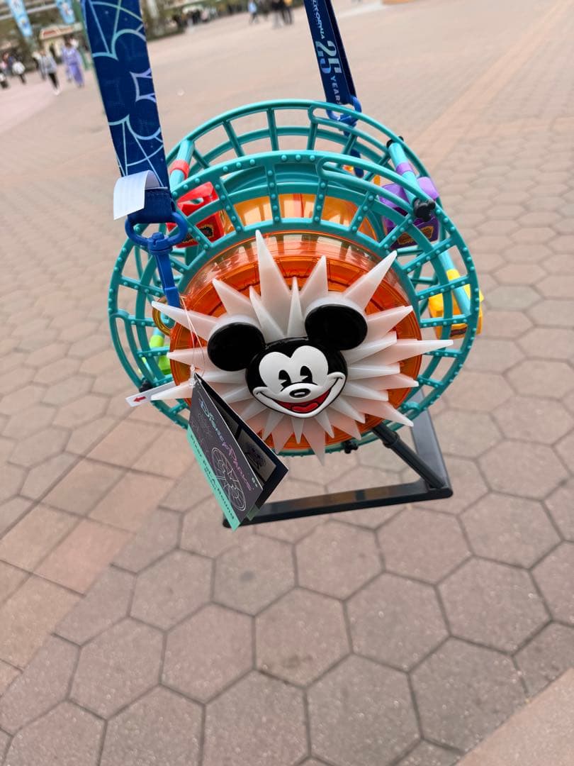 【最安値】カリフォルニアディズニー25周年 ポップコーンバケット　観覧車　バケツ カリフォルニアディズニー25周年 ポップコーンバケット 観覧車