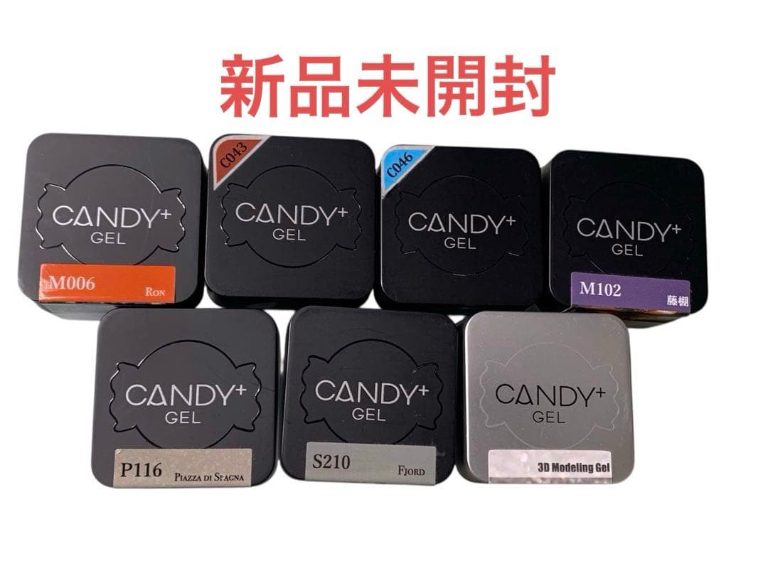 CANDY+GEL キャンディ+ カラージェ　7点　新品未開封❣️ ネイル