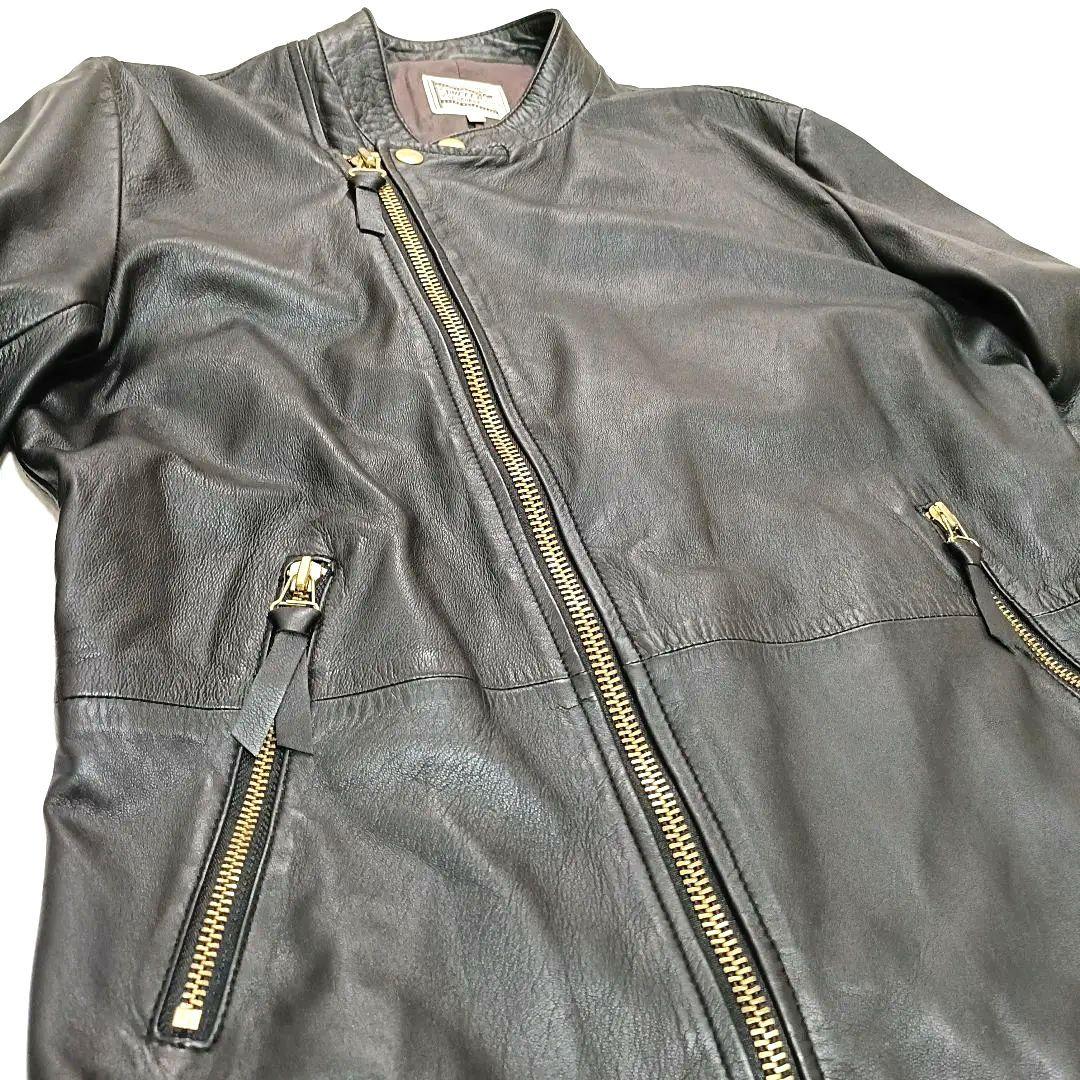 【美品】duffer DUFFER シングルライダース　ラムレザー　ジャケット