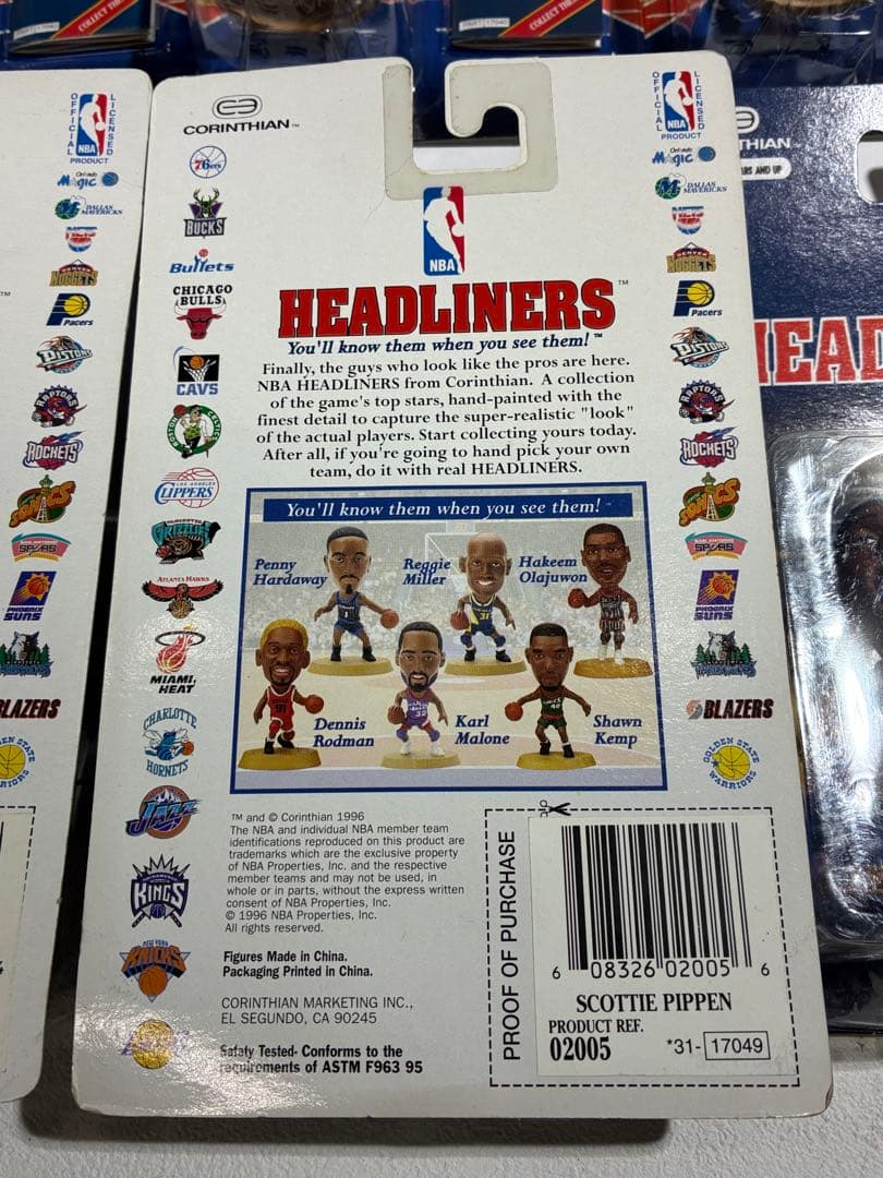 未開封 NBA ヘッドライナーズ バスケットボール フィギュア 19点セット
