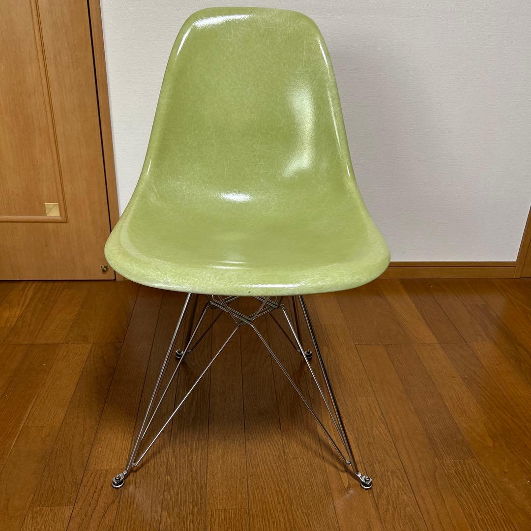 イームズ　MODERNICA サイドシェルチェア エッフェルベース　グリーン