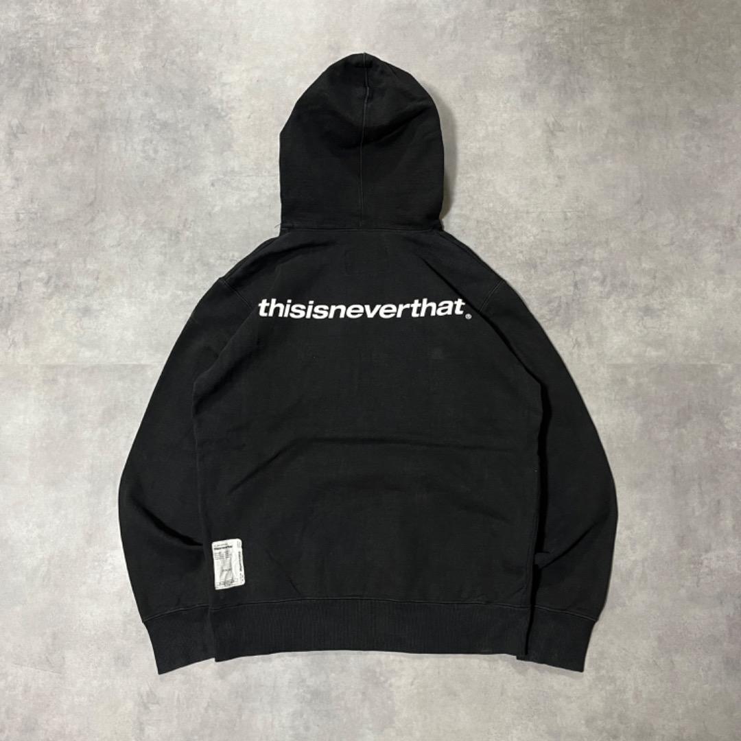 thisisneverthat ネバザ パーカー ブラック 黒 M 11324 - メルカリ