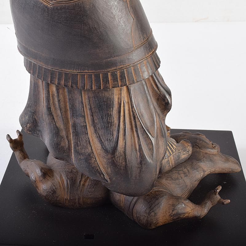 仏教美術 isumu イスム 樹脂製 レプリカ 毘沙門天像 置物 FR7645B