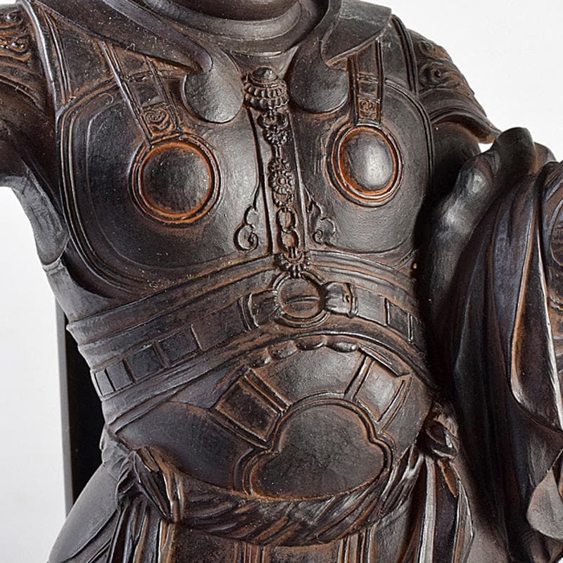 仏教美術 isumu イスム 樹脂製 レプリカ 毘沙門天像 置物 FR7645B