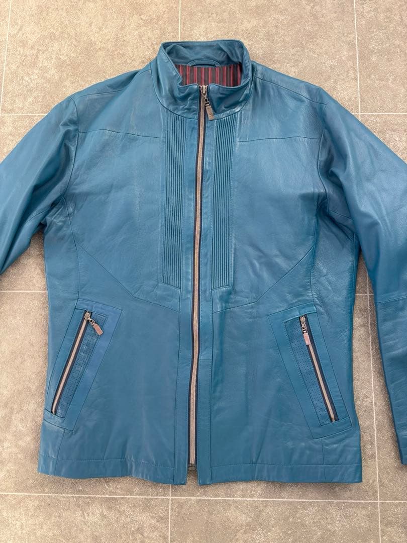 barassi MILANOバラシ★羊革レーザージャケット★未使用級★ Barassi バラシ レザージャケット 羊革 赤 革ジャン ライダース - メルカリ