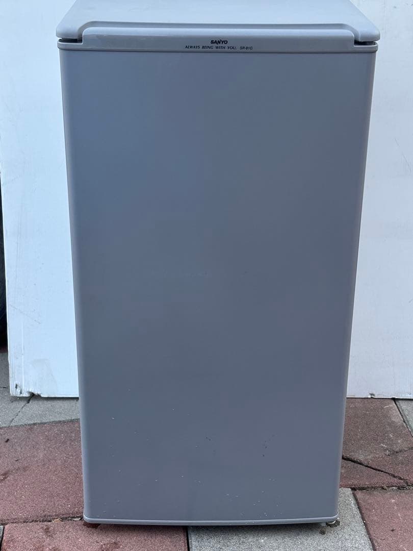 美品 1ドア 冷蔵庫 SR-81G (H) 形 SANYO 06年製