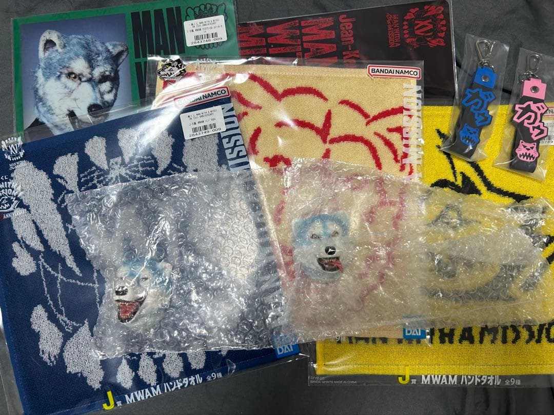 一番くじ　MAN WITH A MISSION フェイスマグネット セット