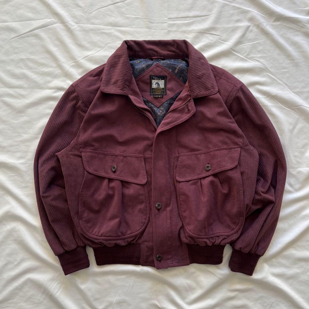 90’s vintage スエード調ブルゾン 短丈 アメカジ シティーボーイ