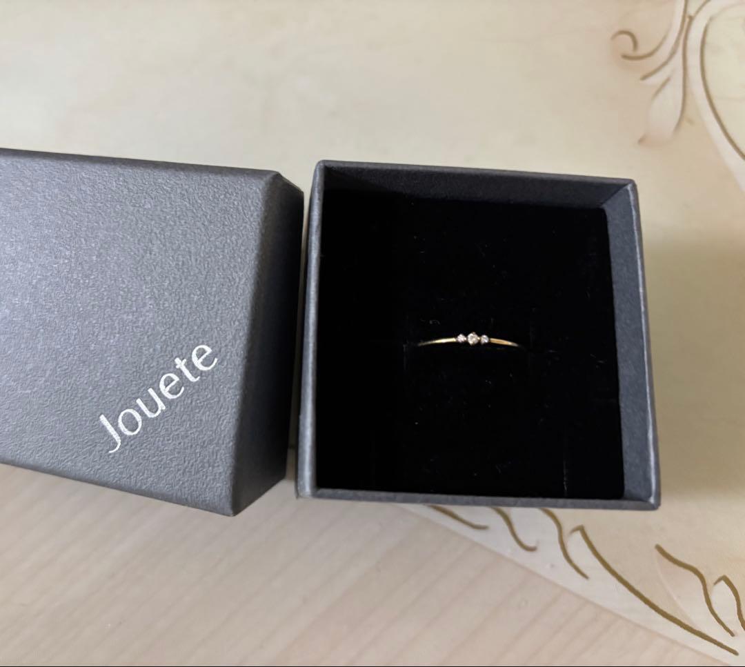 【美品】Jouete 10金 ダイアモンドリング