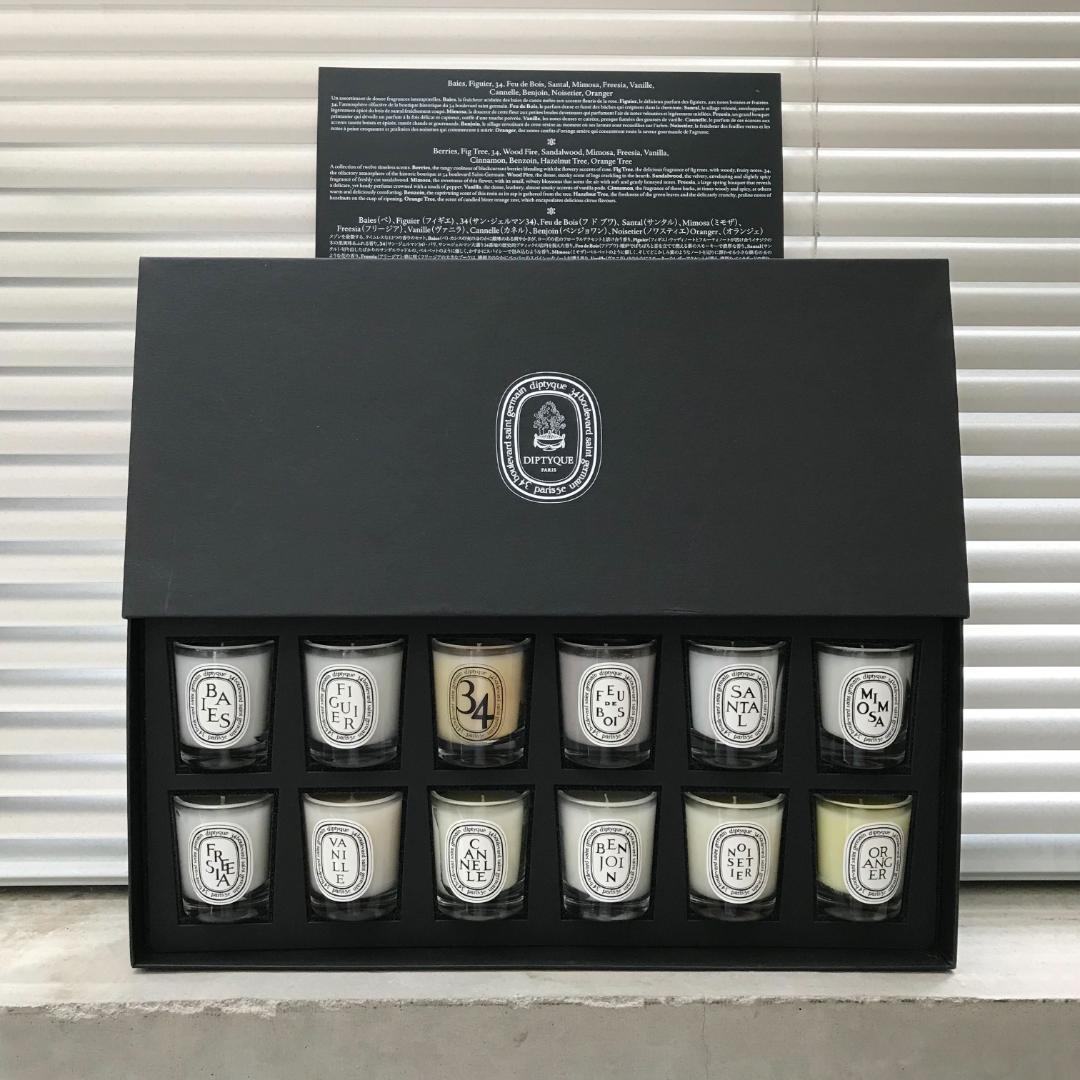 422.ディプティック フレグランス ミニ キャンドル セット 12個セット