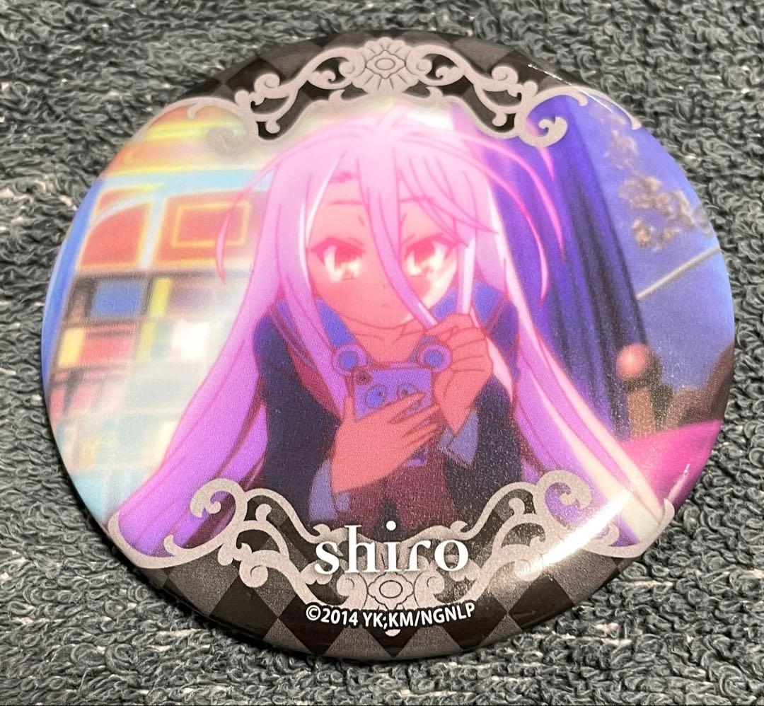 ノーゲーム・ノーライフ ラッキー缶バッジ くじ 白 - メルカリ