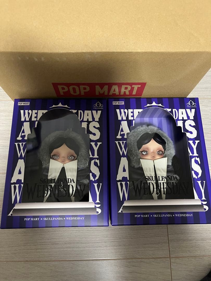 スカルパンダ wednesday popmart 2点セット - メルカリ