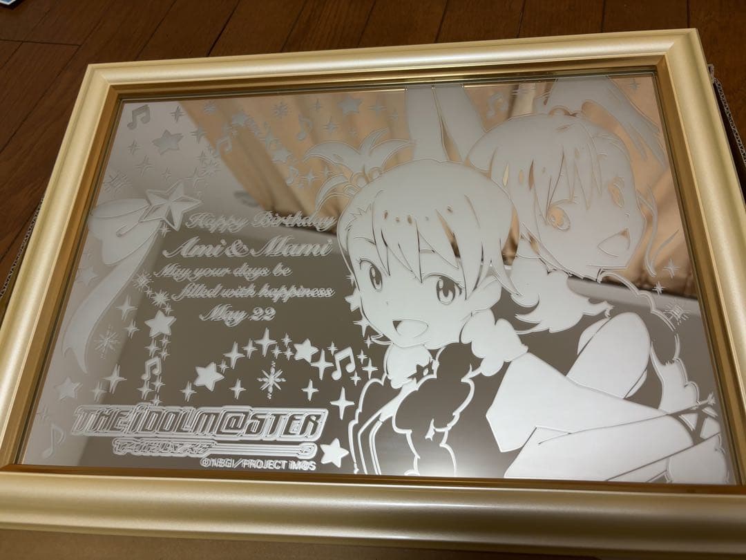 【彫刻】アイマス双海亜美&双海真美ミラーボード誕生日限定