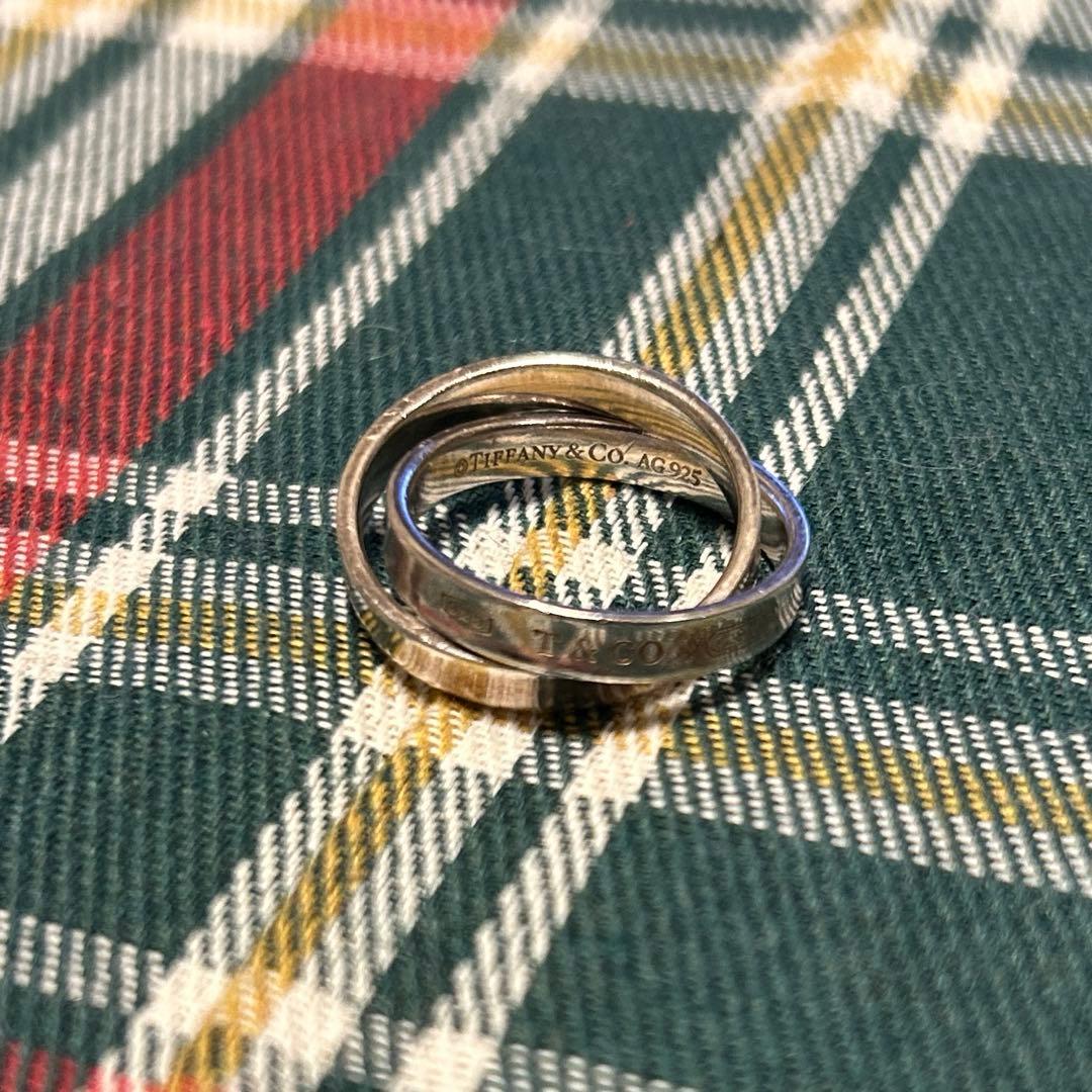 TIFFANY&Co. ティファニー インターロッキング リング925 1837 TIFFANY&Co. ティファニー 1837 インターロッキング リング・指輪 K18
