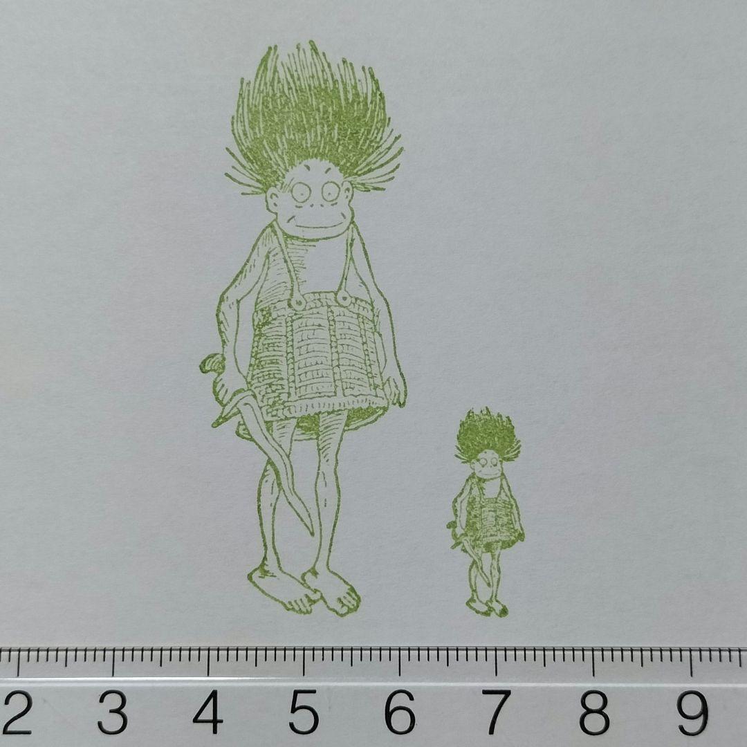 小】 パーマーコックス ブラウニー スタンプ はんこ ドイツ ラバー