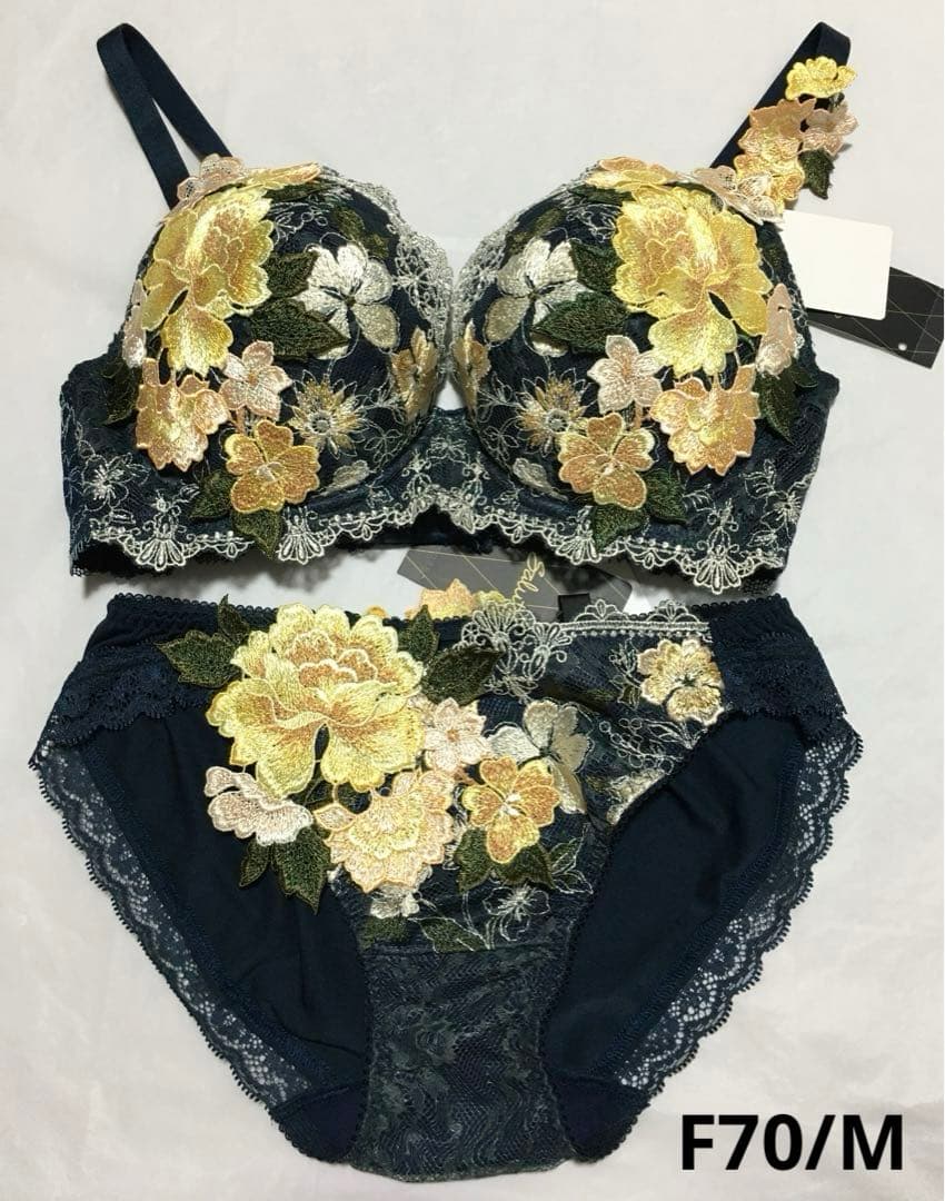 新品 ワコール サルート 店舗限定 59G ブラジャー F70 ショーツM