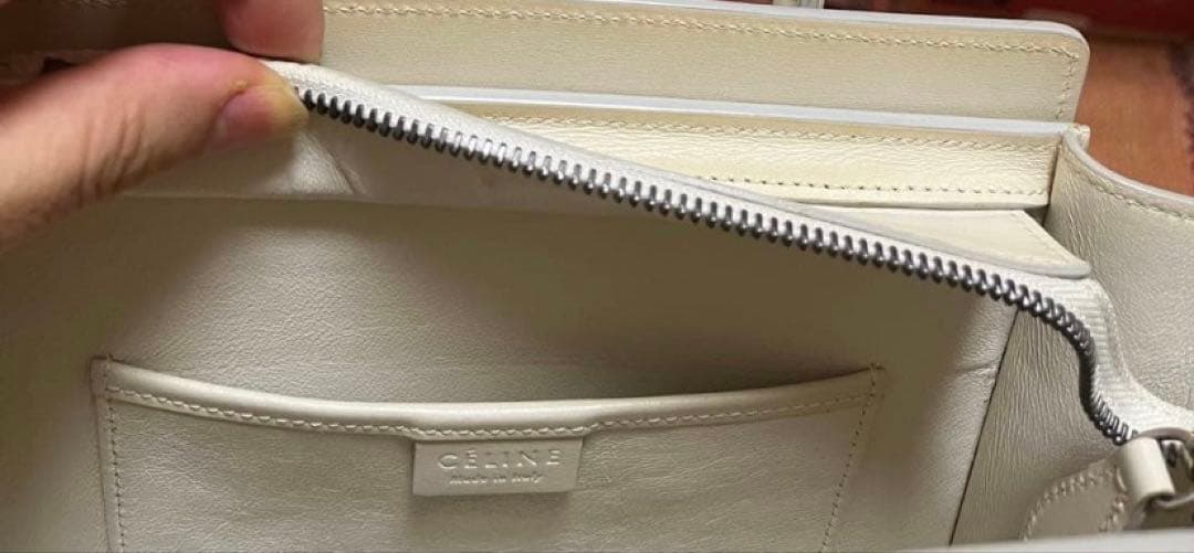 美品 セリーヌ ラゲージ ナノ マルチカラーステッチ ショルダー - メルカリ