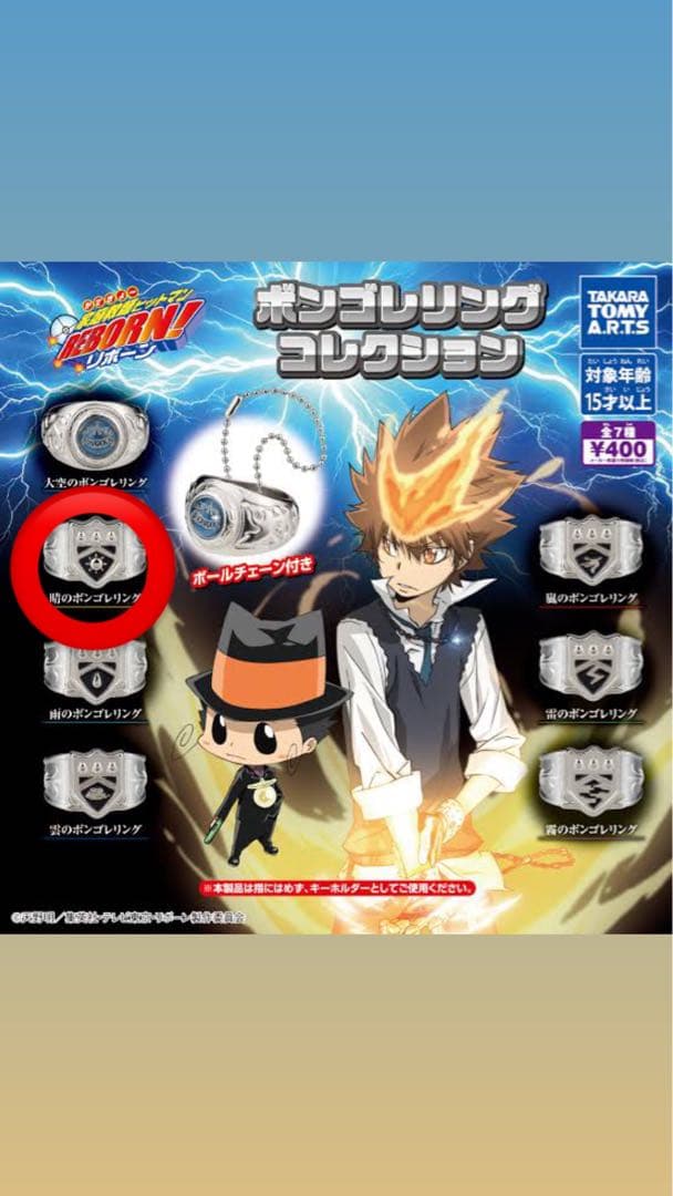 家庭教師ヒットマンREBORN ボンゴレリング 笹川了平 - メルカリ