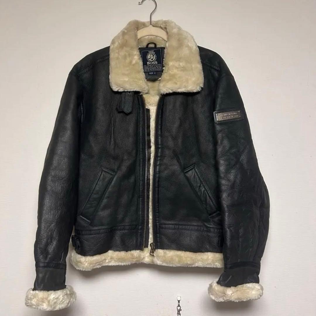 2000年　サントリー　ボスジャン　B-3 カウレザージャケット　牛革