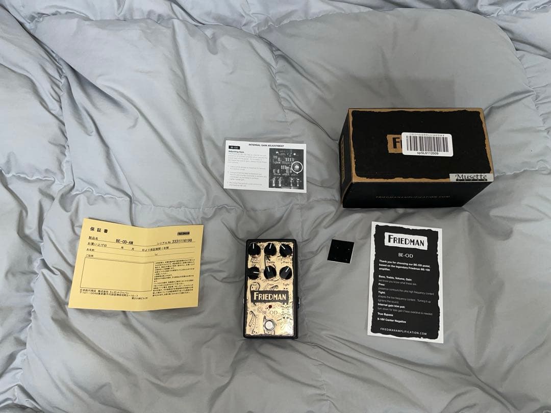 エフェクター　Friedman BE-OD 限定モデル