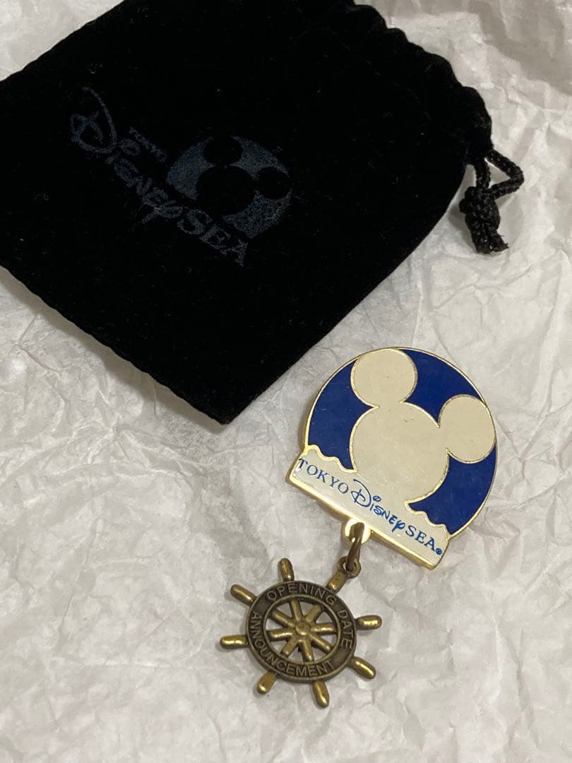 レア　東京ディズニーシー　オープニング　デート　アナウンスメント　ピンバッジ