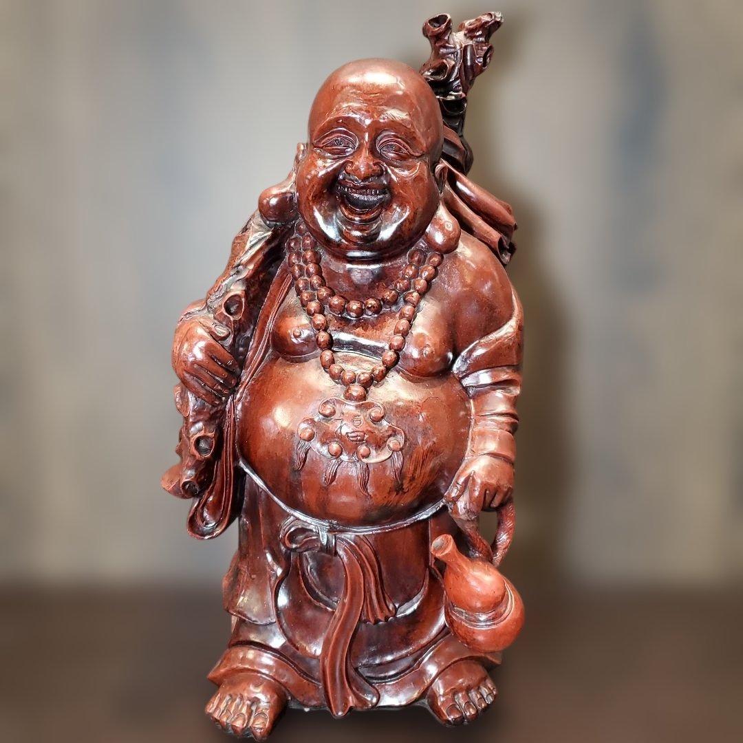 布袋様　七福神 縁起物 置物 オブジェ アンティーク　金運　仕事運 楽天市場】布袋様 置物 布袋さん 七福神 ご利益 金運 縁起 布袋様の