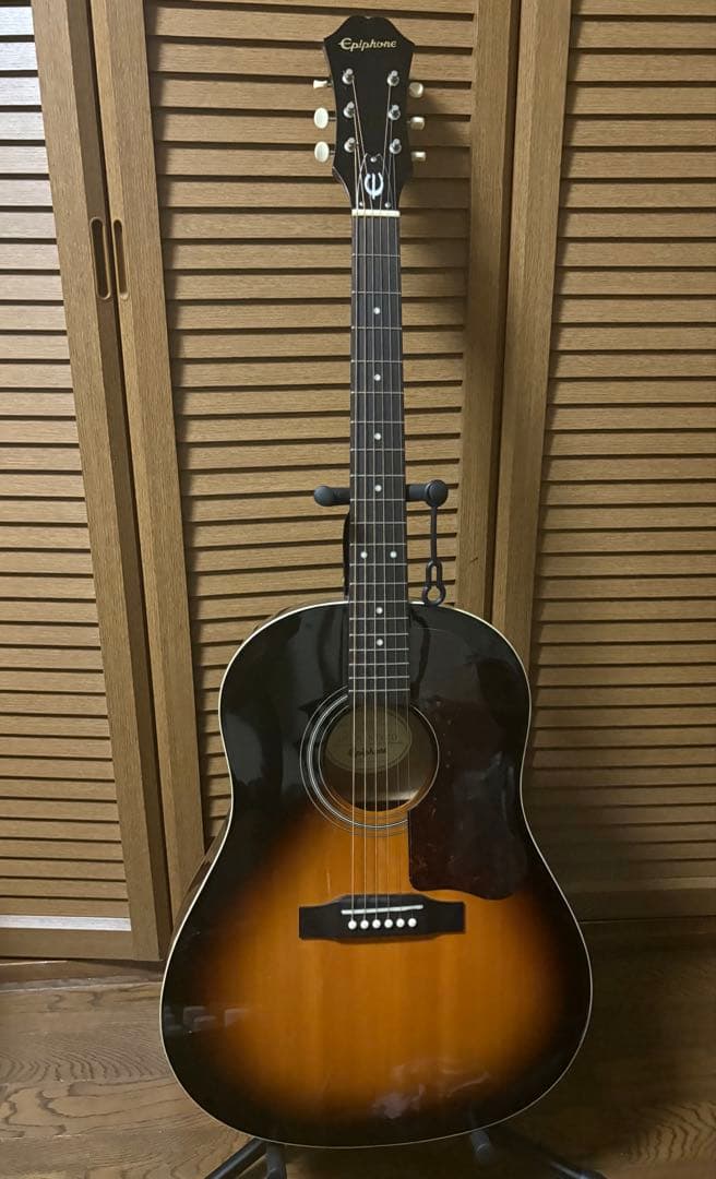 ラスト追い値下げ！！【牛骨仕様•美品✨】エピフォン☆EJ-45！茶色！