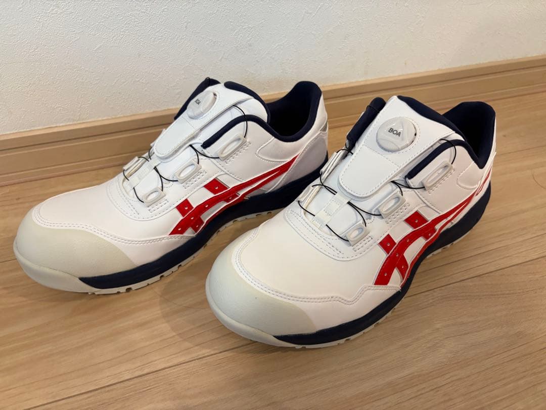 ASICS　CP306 ホワイト×クラシックレッド