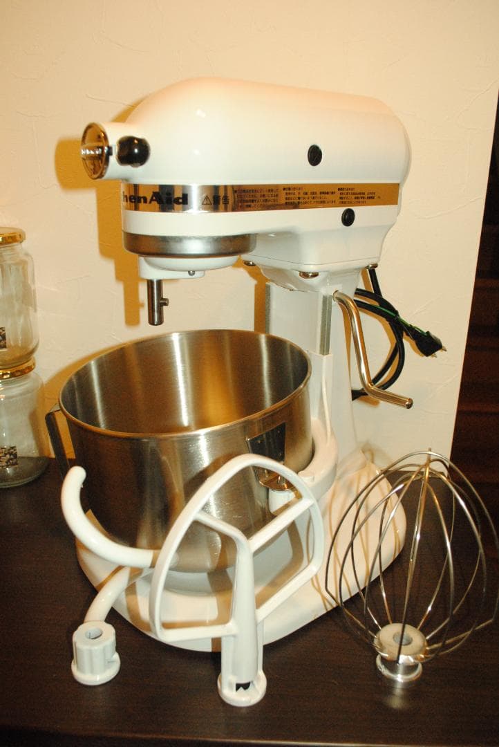 キッチンエイドスタンドミキサ Kitchenaid　KSM5 白　FMI製