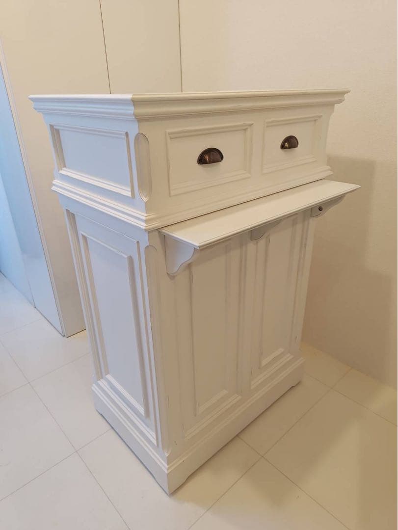 カウンター　白　アンティーク