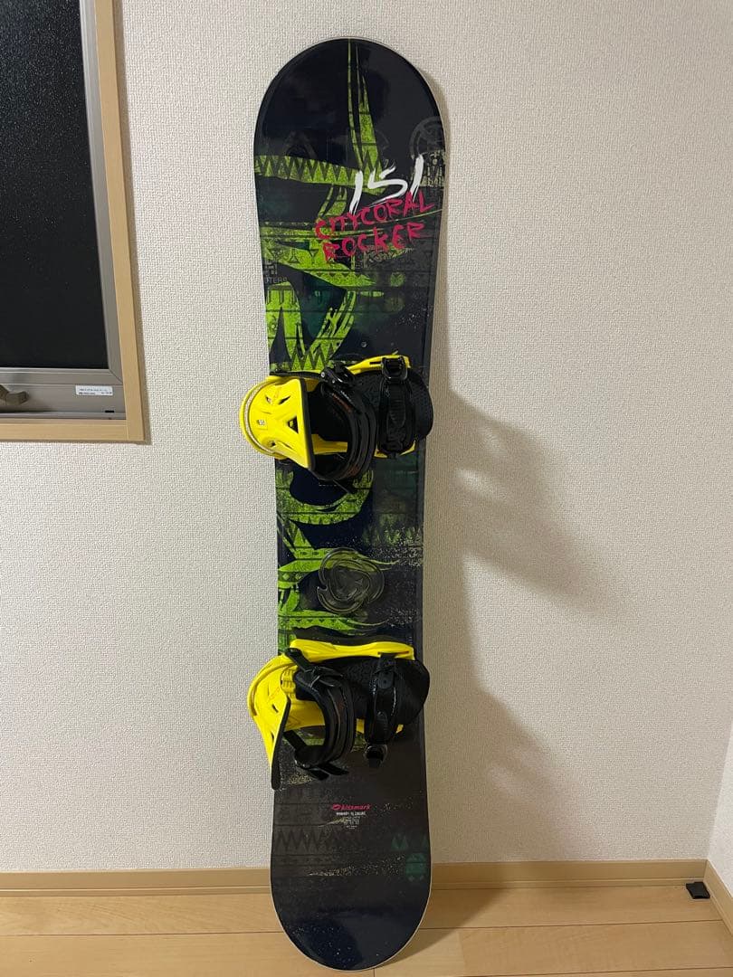 kissmark スノーボード&ビンディング　151 迅速発送】kissmark スノーボード 151cm ビンディング M/L 🌶