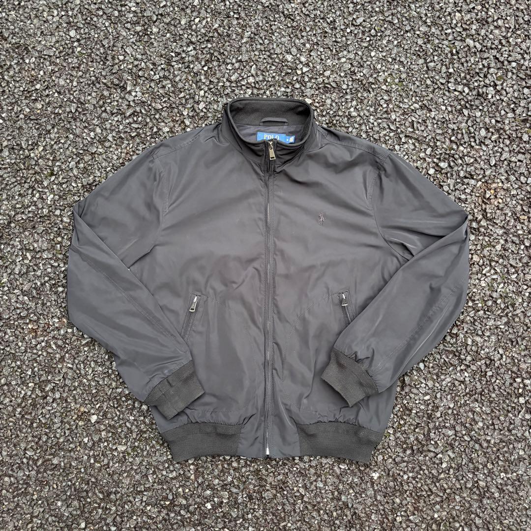 ［美品］ラルフローレン ハリントンジャケット スウィングトップ ブラック M