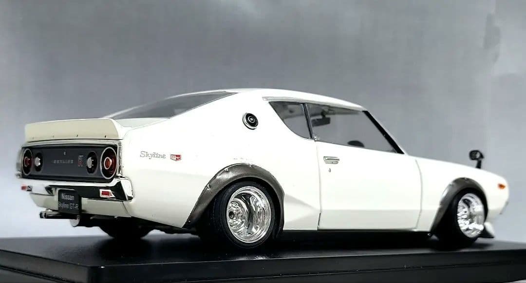 1/24　スカイライン改　ケンメリ2Dr　GT-R　鉄っちん　深リム　ホイール