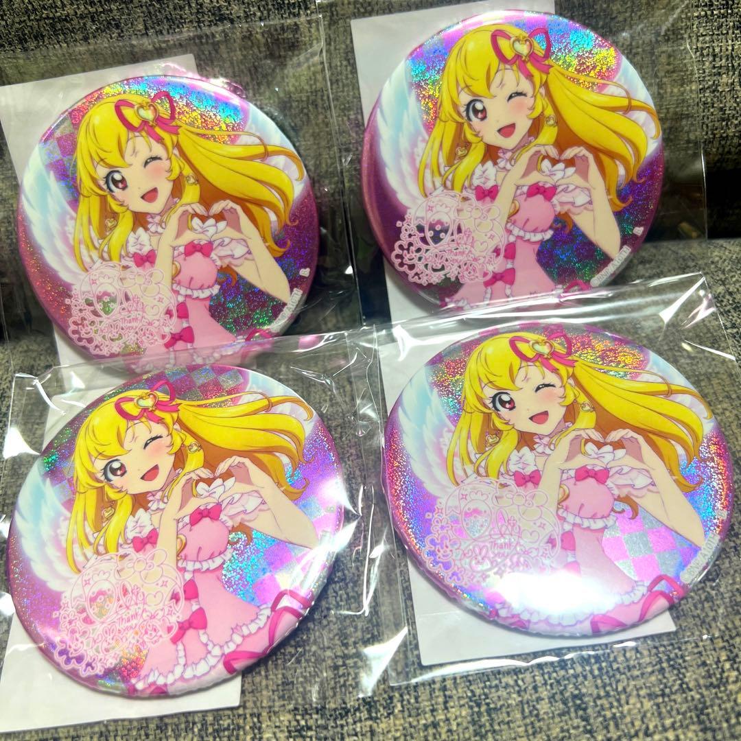 アイカツ 星宮いちご ホログラム BIG 缶バッジ 4個 - メルカリ