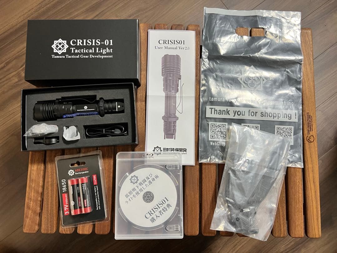 田村装備開発　個人装備　タクティカルライト　CRISIS 01 田村装備開発] LED タクティカルライト CRISIS-01 (中古)の販売ページ