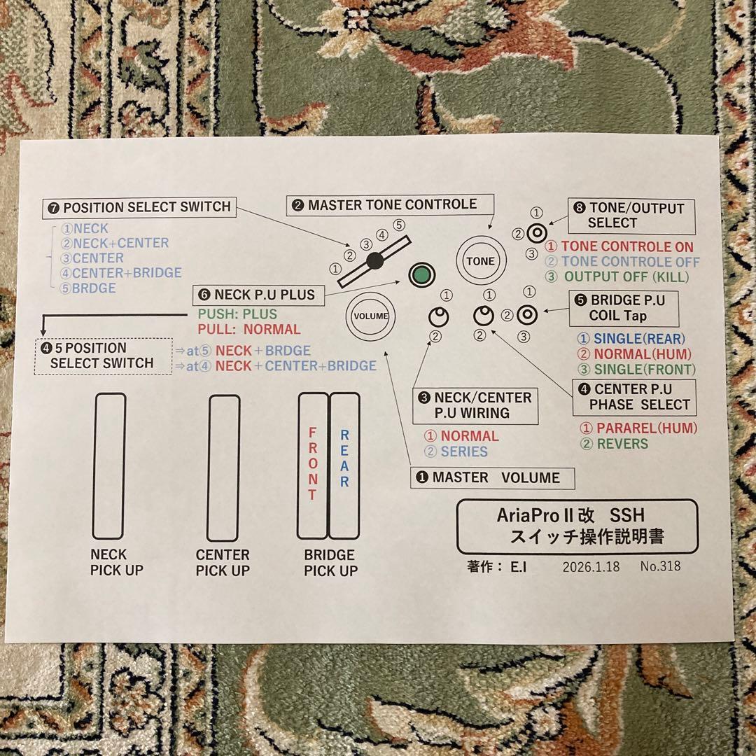 ☆どんきた☆ モディファイして新機能満載 AriaProII SSH ST
